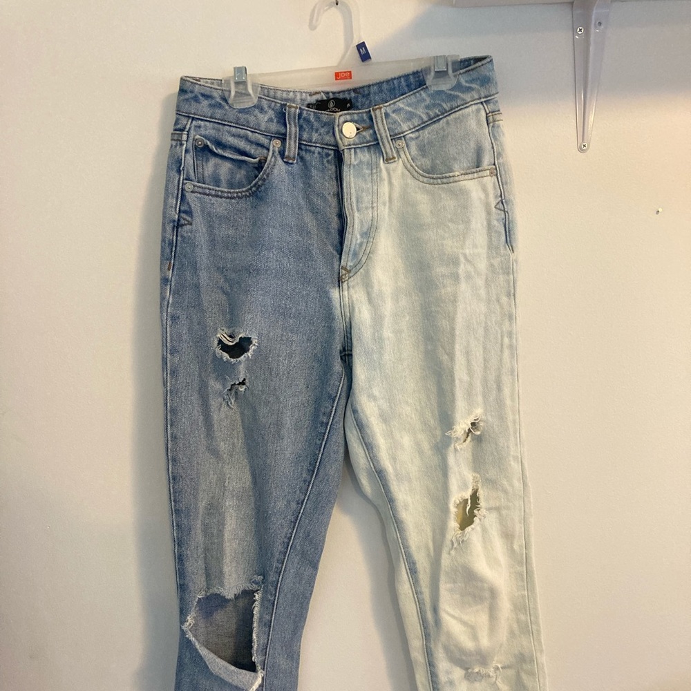 Volcom half bleach jeans